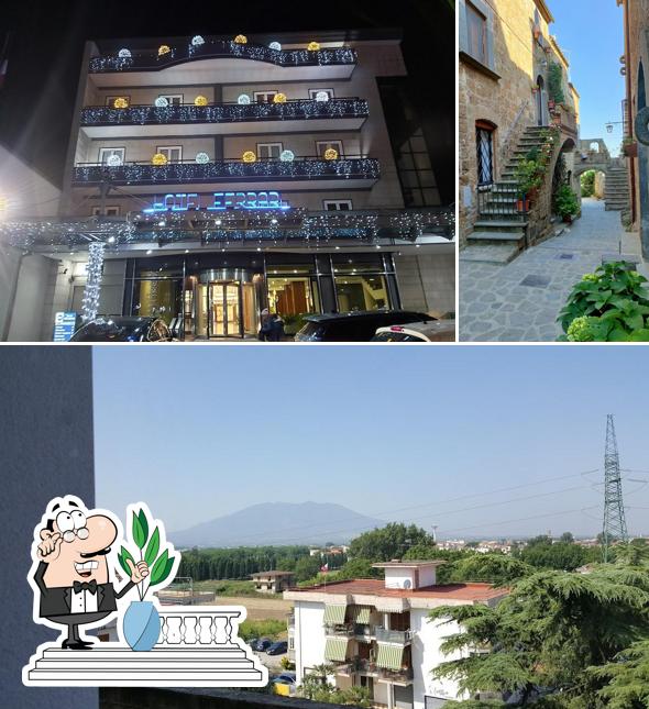 Goditi la vista dagli esterni di Best Western Hotel Ferrari