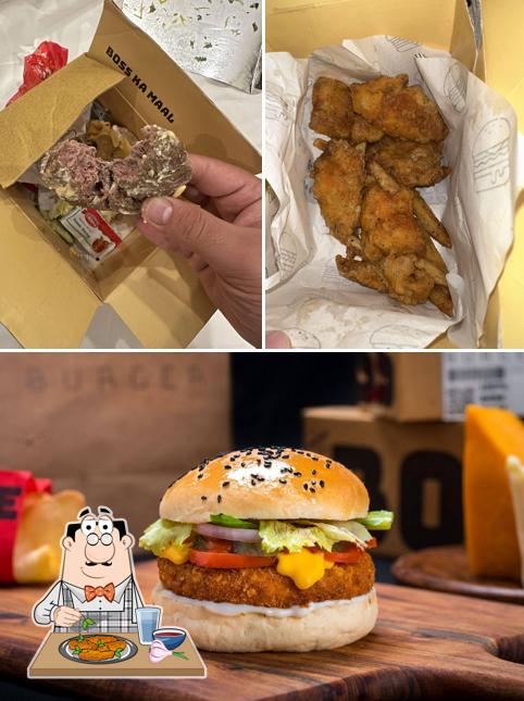 Chicken wings at Boss Burger