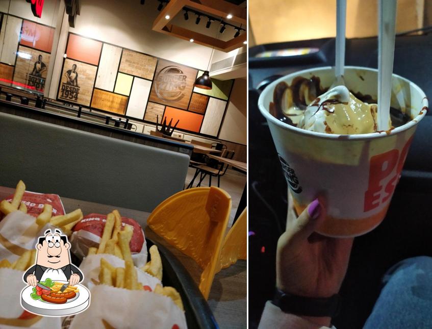 Comida em Burger King