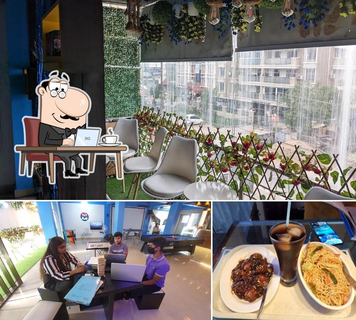 The restaurant's interior and beverage