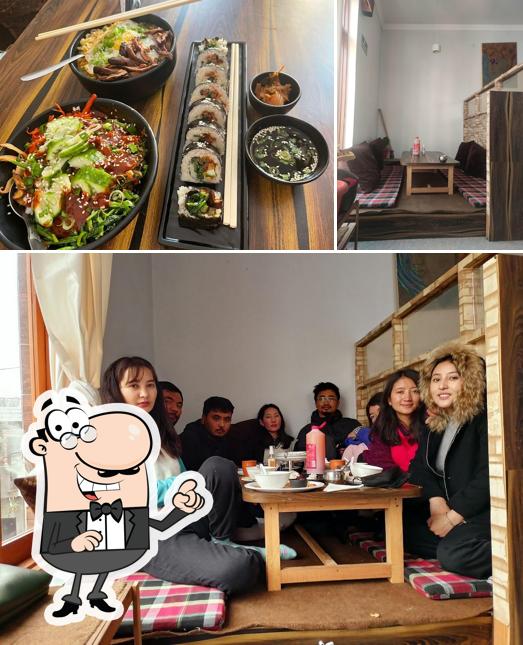 This is the photo depicting interior and food at ZANSKAR DOKSA