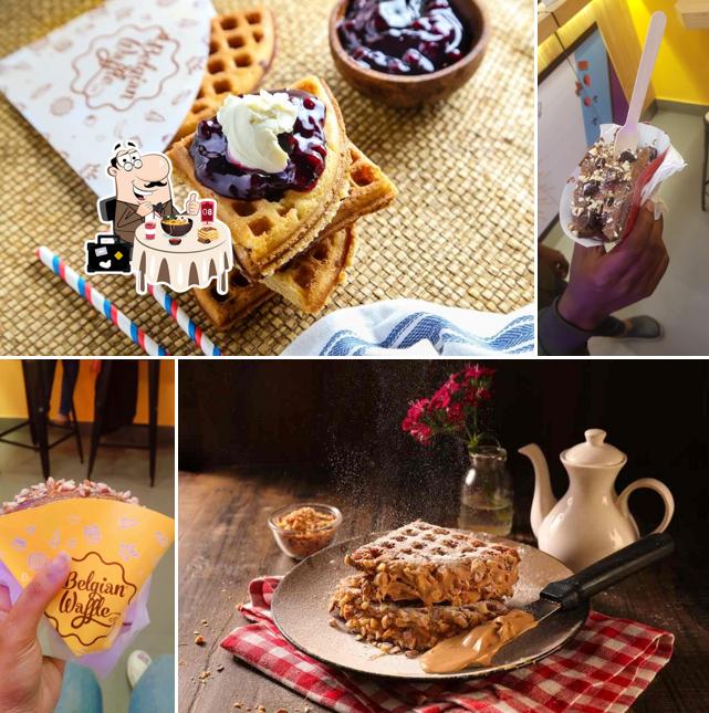 Food at The Belgian Waffle Co