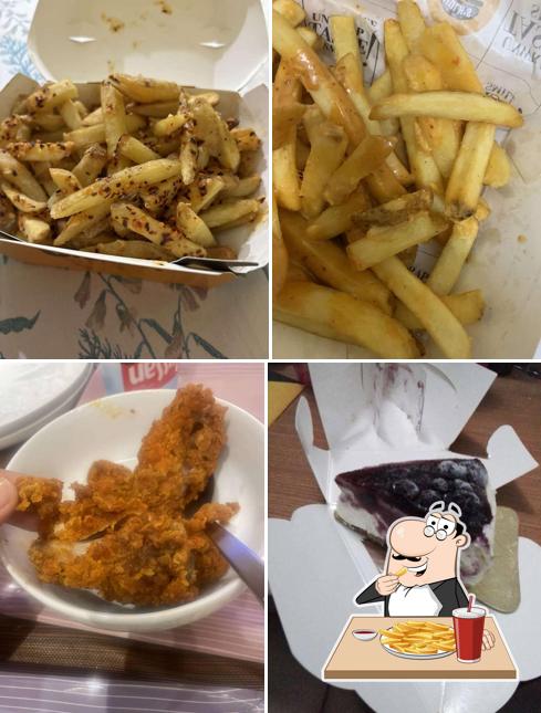 French fries at Hulk's Burger