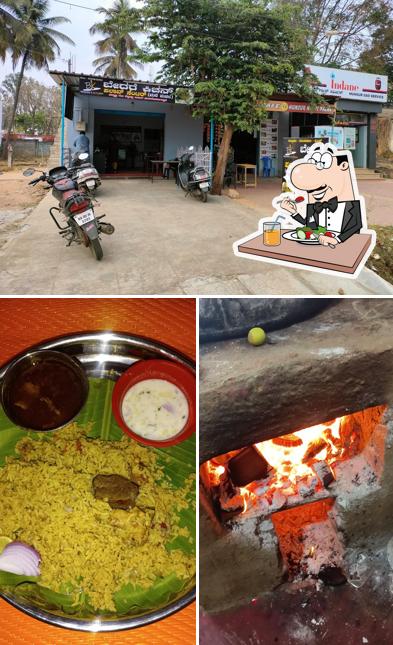 Take a look at the image displaying food and exterior at Hunsur Bedare's Kitchen