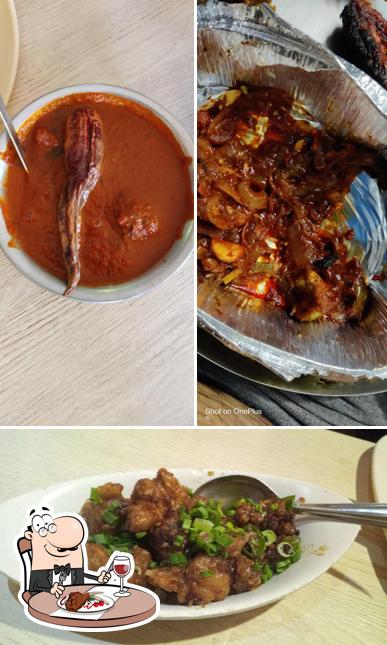 Pick meat dishes at Kross Roads Restaurant