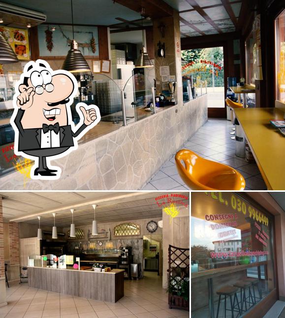Gli interni di Pizzeria piadineria la rustica di Carpenedolo