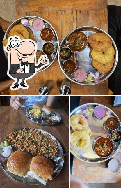The photo of interior and food at Hotel Mu Po Zarewadi