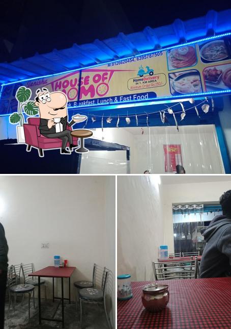 The interior of Jenisha House Of Momo