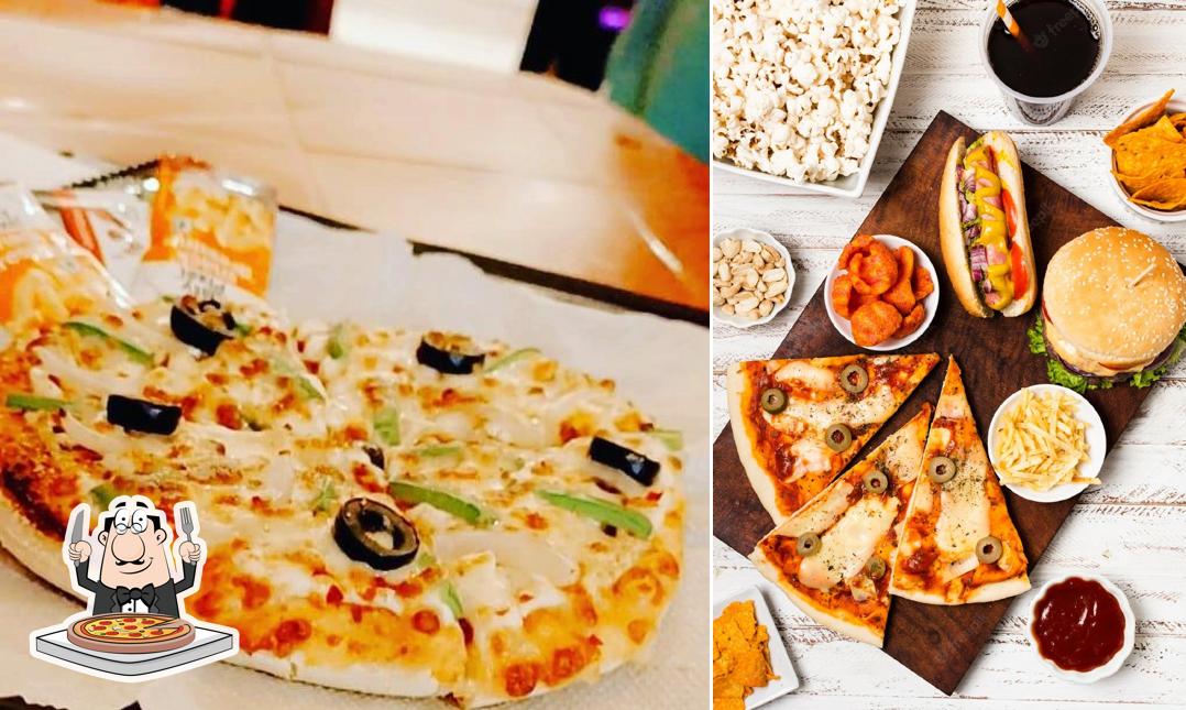 Try out pizza at KS Cafe