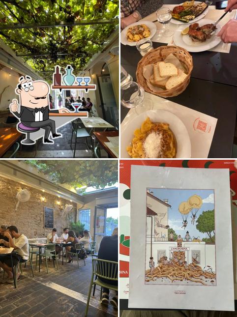 Gli interni di L'Amorosina