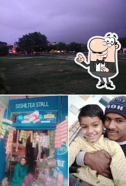 The exterior of Sushil Tea Stall