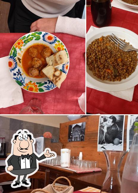 Gli interni di Trattoria Piazza Ansidei