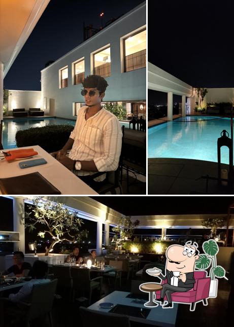 The interior of Above Sea Level Restaurant