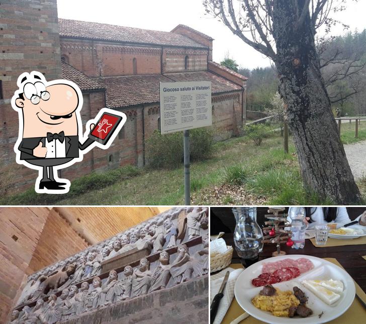La esterno e interni del ristorante