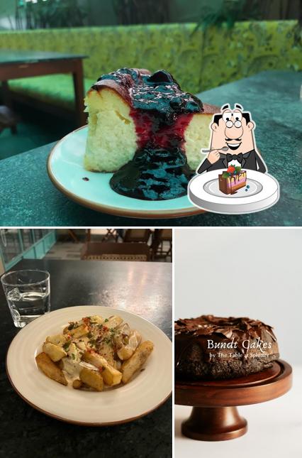 Chocolate cake at The Table at Splatter