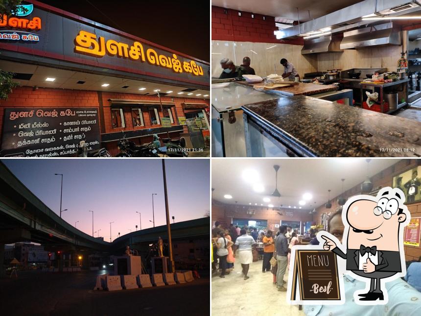 Here's a picture of Thulasi Veg Cafe