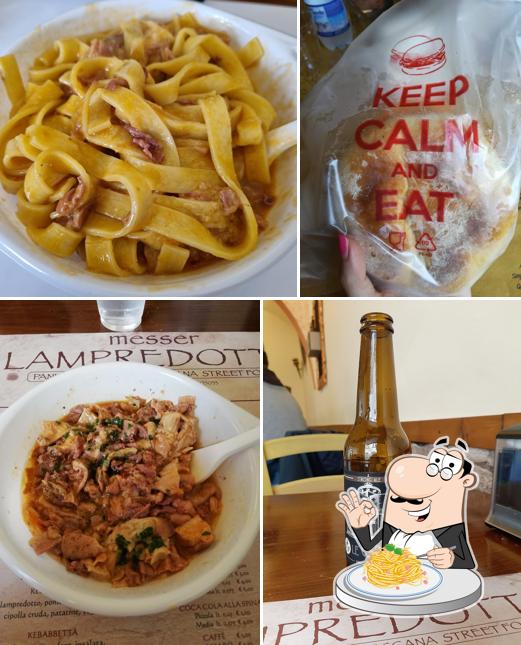 Spaghetti alla carbonara al Messer Lampredotto