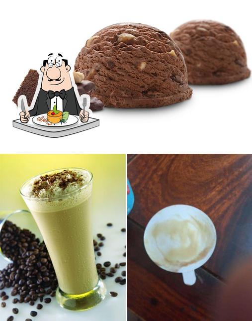 The restaurant's food and beverage