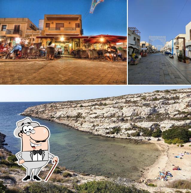 Gli esterni di Isola delle Rose - Bar, Gelateria