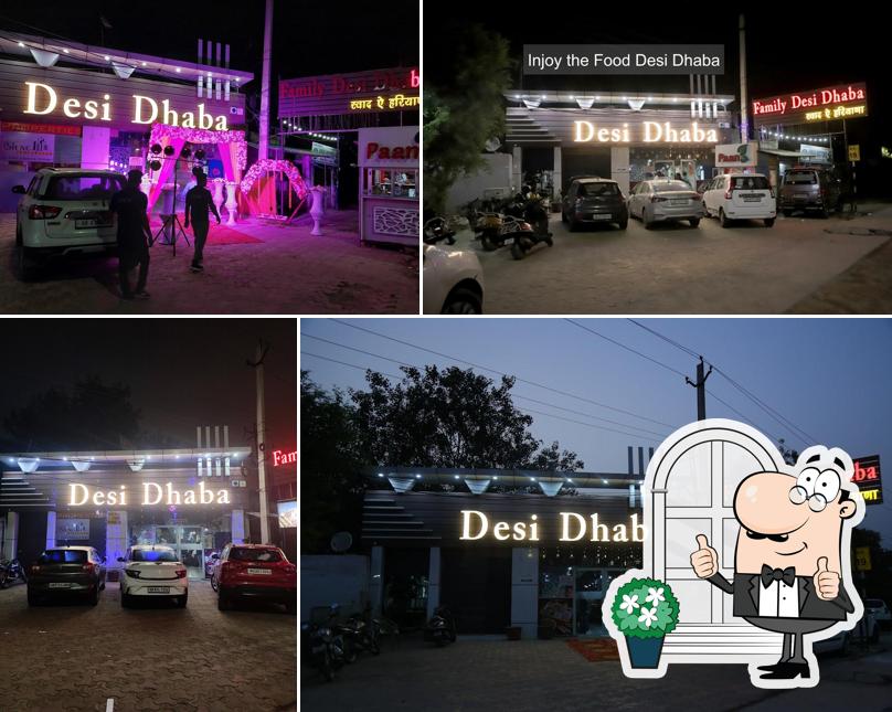 Check out how Desi Dhaba Faridabad looks outside