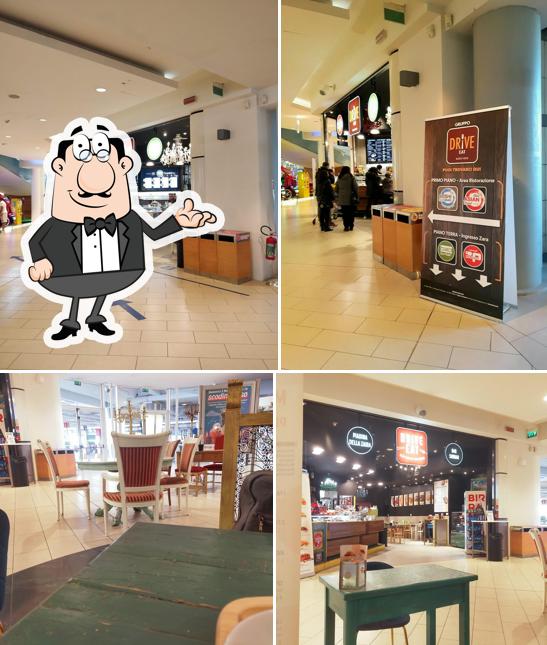 Gli interni di Drive Eat Rimini