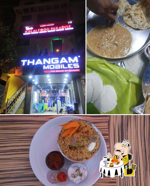 The restaurant's food and exterior