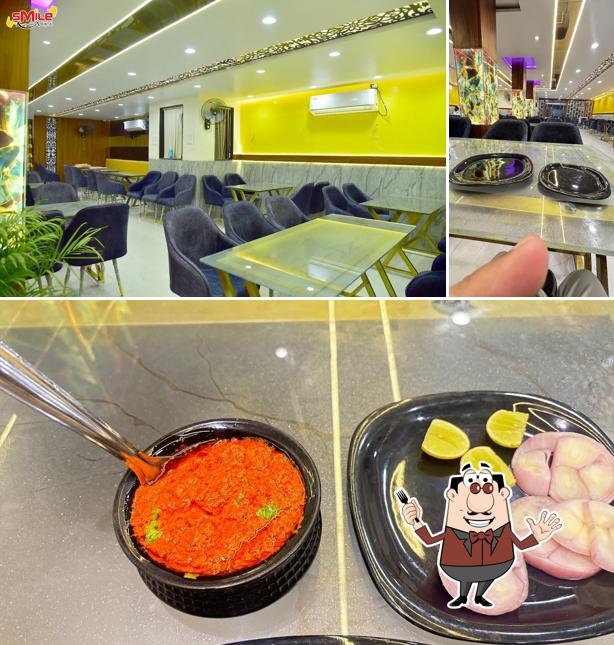 The restaurant's food and interior