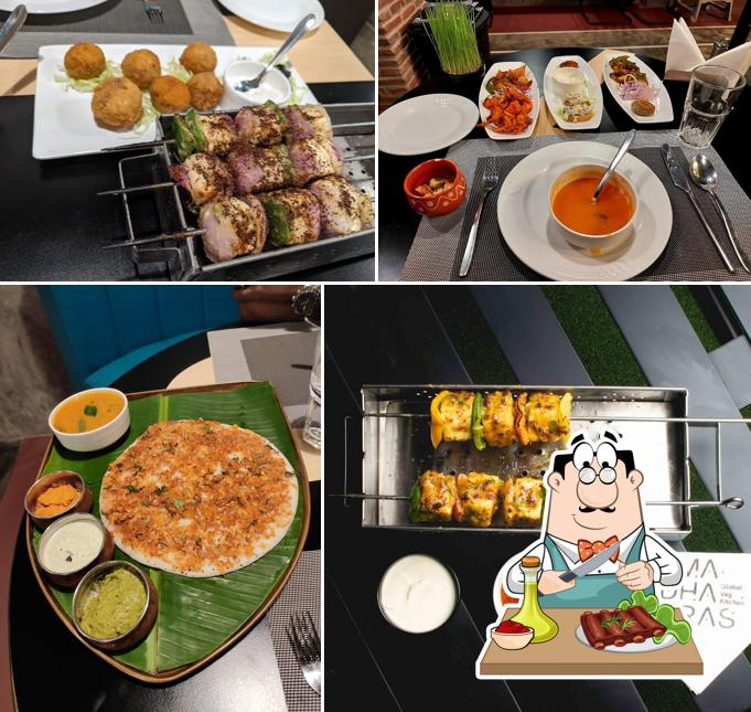 Pick meat dishes at MADHARAS - Global Veg Kitchen