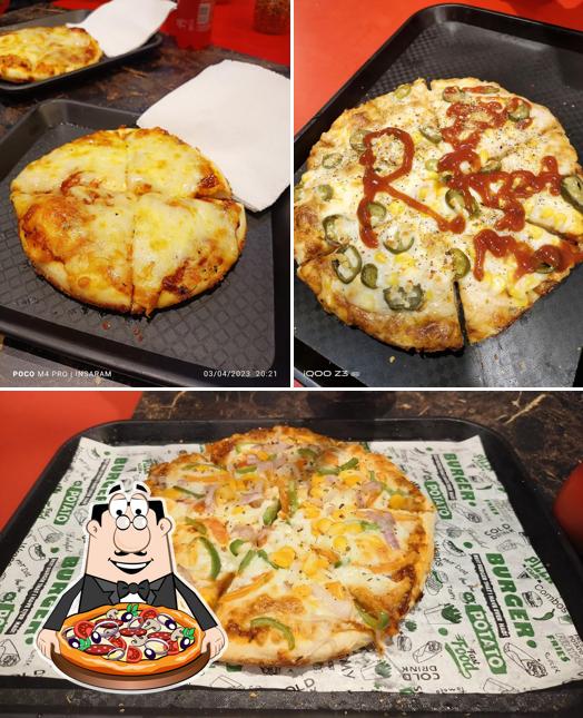 Get pizza at R PIZZA AND MORE