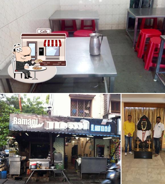 The restaurant's exterior and interior