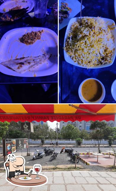 Meals at U K PARADISE FAMILY RESTAURANT