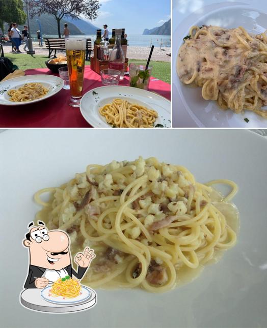 Spaghetti alla carbonara al Ristorante Pizzeria Villa Cian