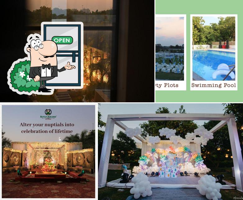 Take a look at the exterior of Tarkari Restaurant- A Banyan Paradise Kitchen