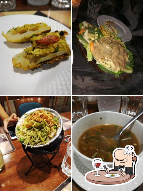 Food at The Waterside Restaurant