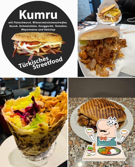 Panino con maiale stirato al Toros Imbiss