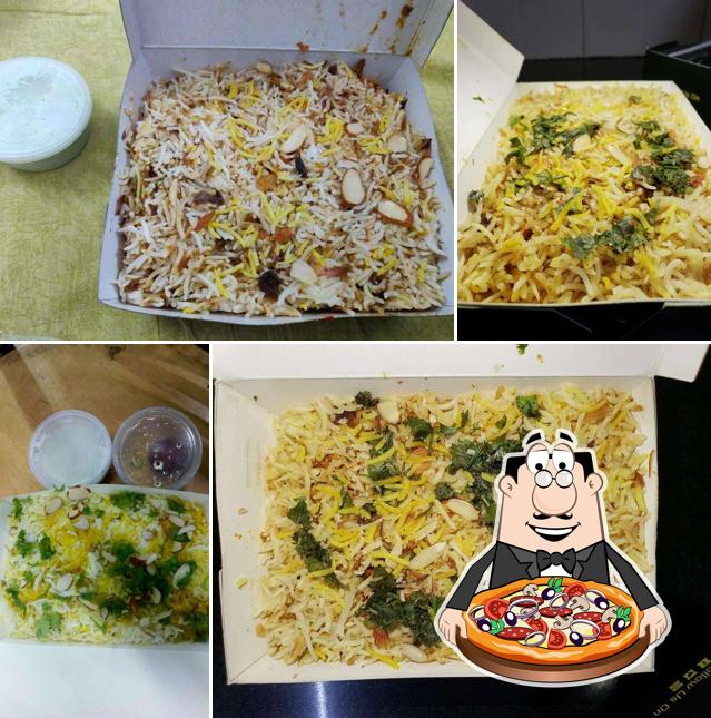 Try out pizza at Behrouz Biryani