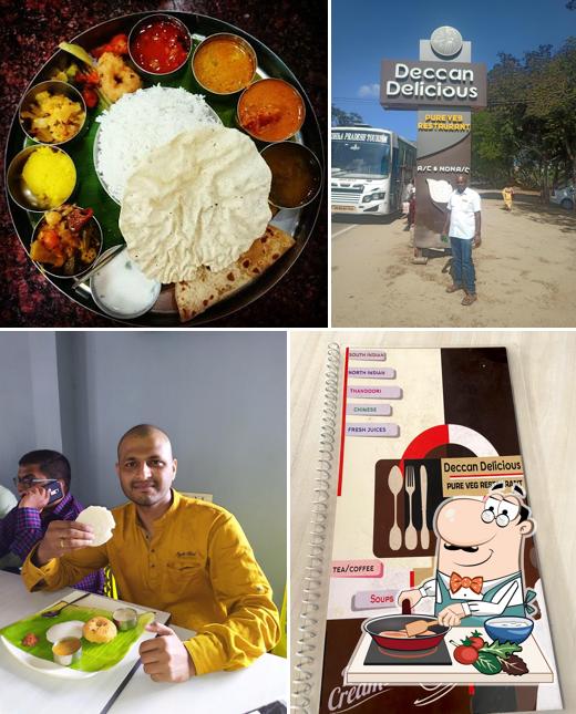 Chicken curry at Deccan Delicious A/C Pure Veg Restaurant