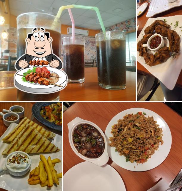 Meals at Lounge cafe and restaurant