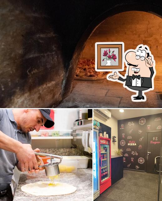 Gli interni di Makè Pizza