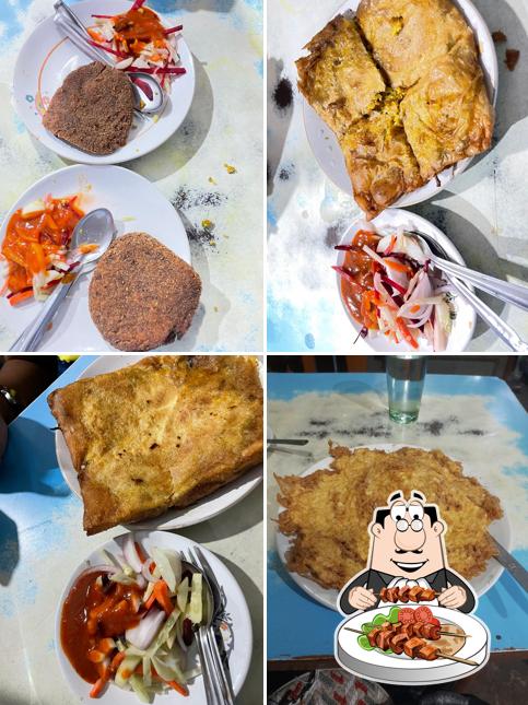 Food at New Restaurant