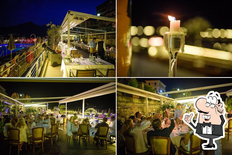 Gli interni di Infinity Pool Cocktail Bar & Cove