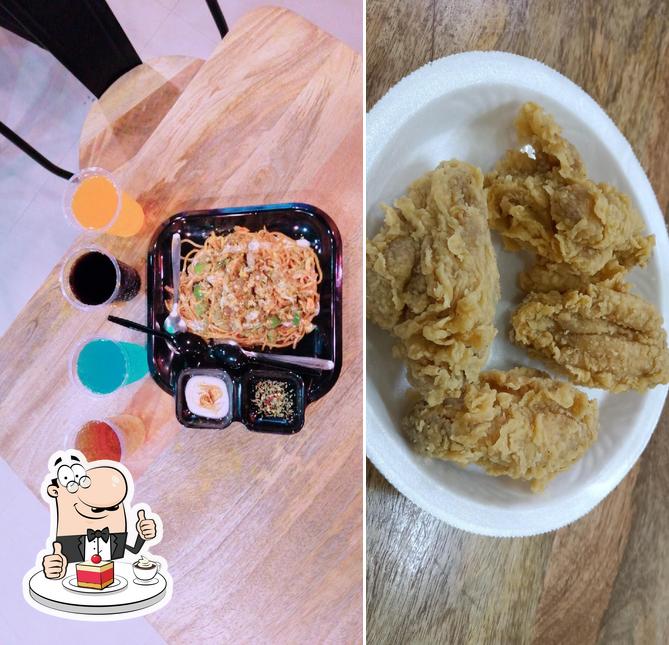 Merhaba Fast Food lzhar khan serves a range of desserts