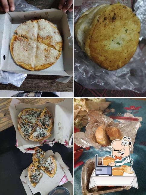 Garlic bread at Olympic Pizza