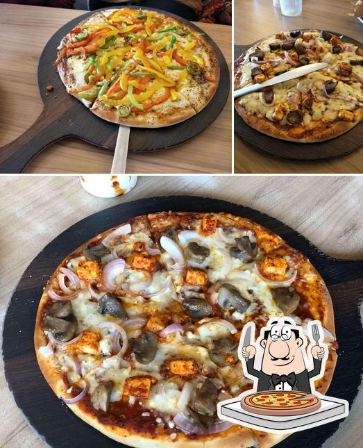 Order different kinds of pizza