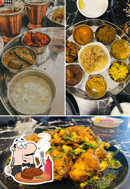 Order meat dishes at The Mahi's Kitchen