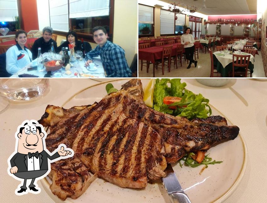 Tra le diverse cose da Ristorante Piazzola - Centro 1930 si possono trovare la interni e cibo