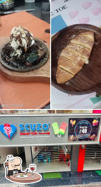 Food at Scuzo Ice 'O' Magic