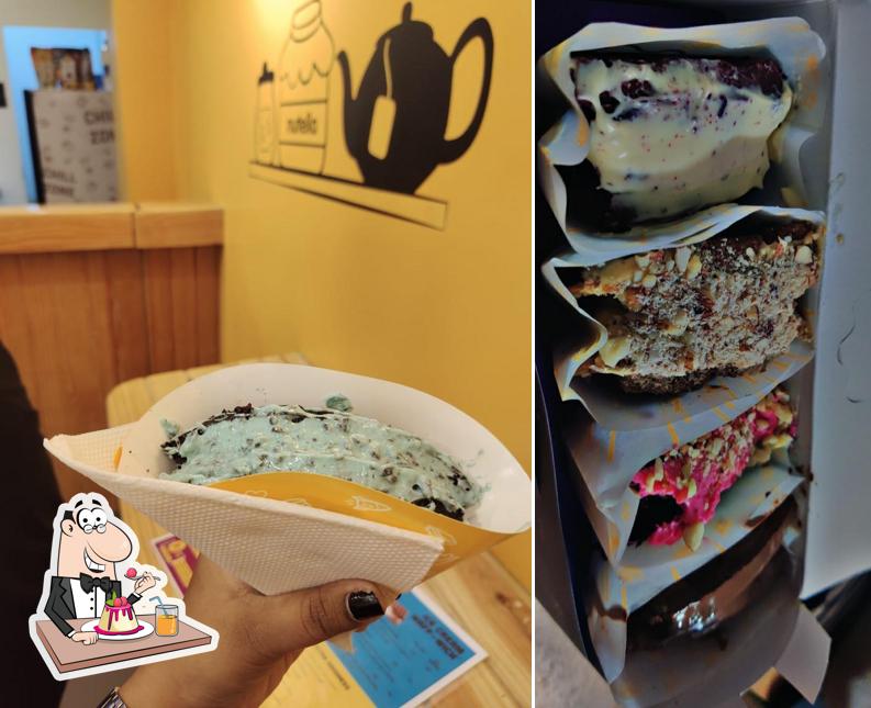 The Belgian Waffle Co serves a range of sweet dishes