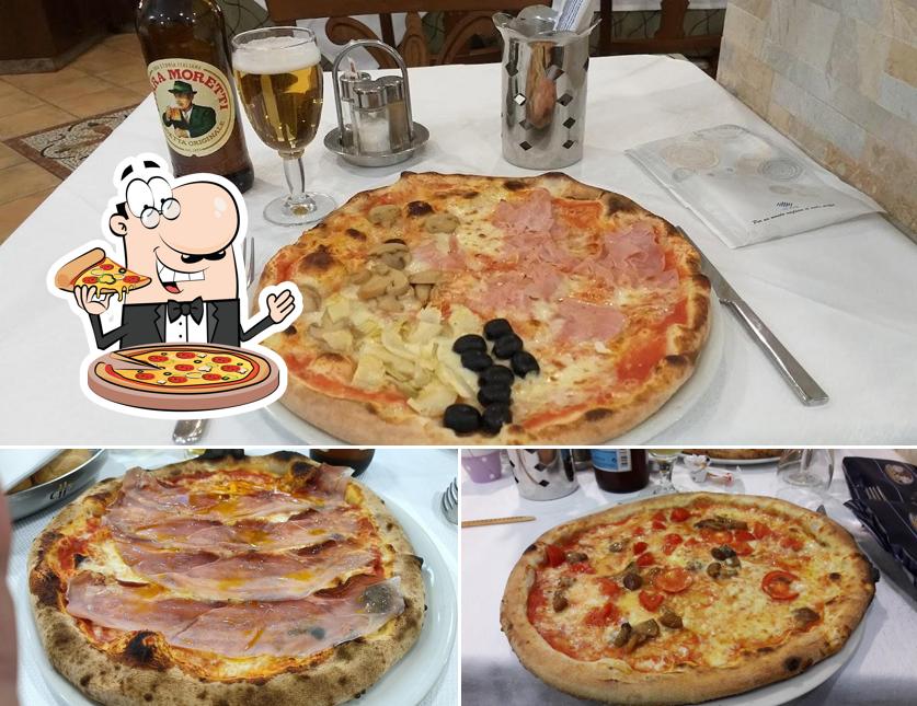 Prova una pizza a Trattoria Pizzeria Vecchia Pavia