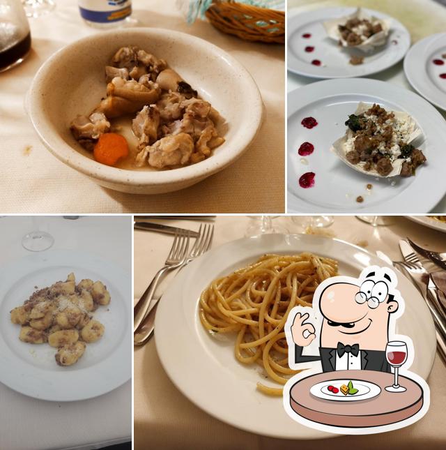 Cibo al trattoria "Al Cigno"